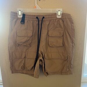 PacSun Men's Brown Cargo Shorts